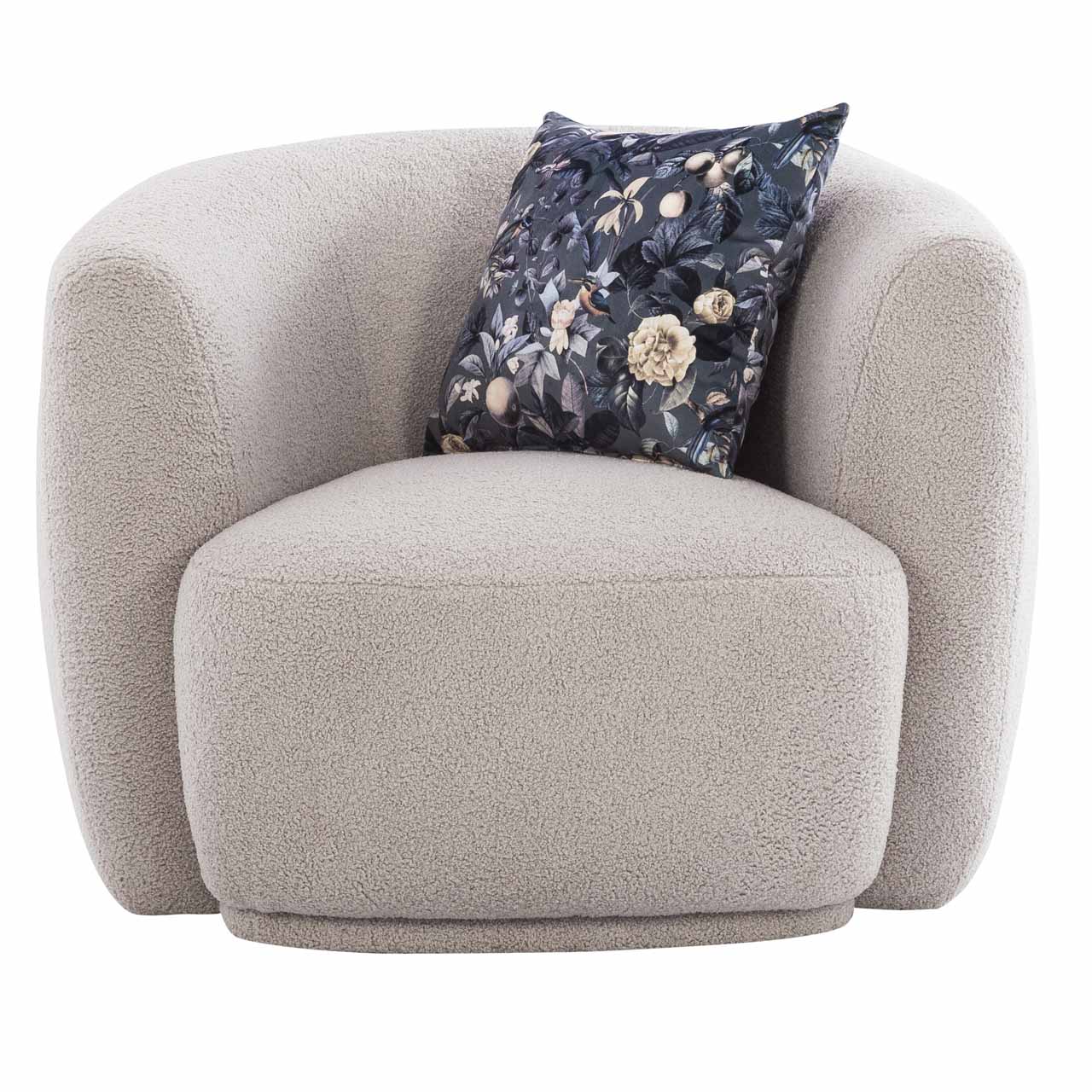 Framingham Fabric Armchair with Swivel – Beige