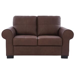 Holland Leather Loveseat