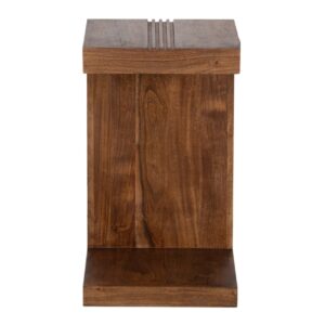 Berlin Acacia Wood C Table – Washed Walnut