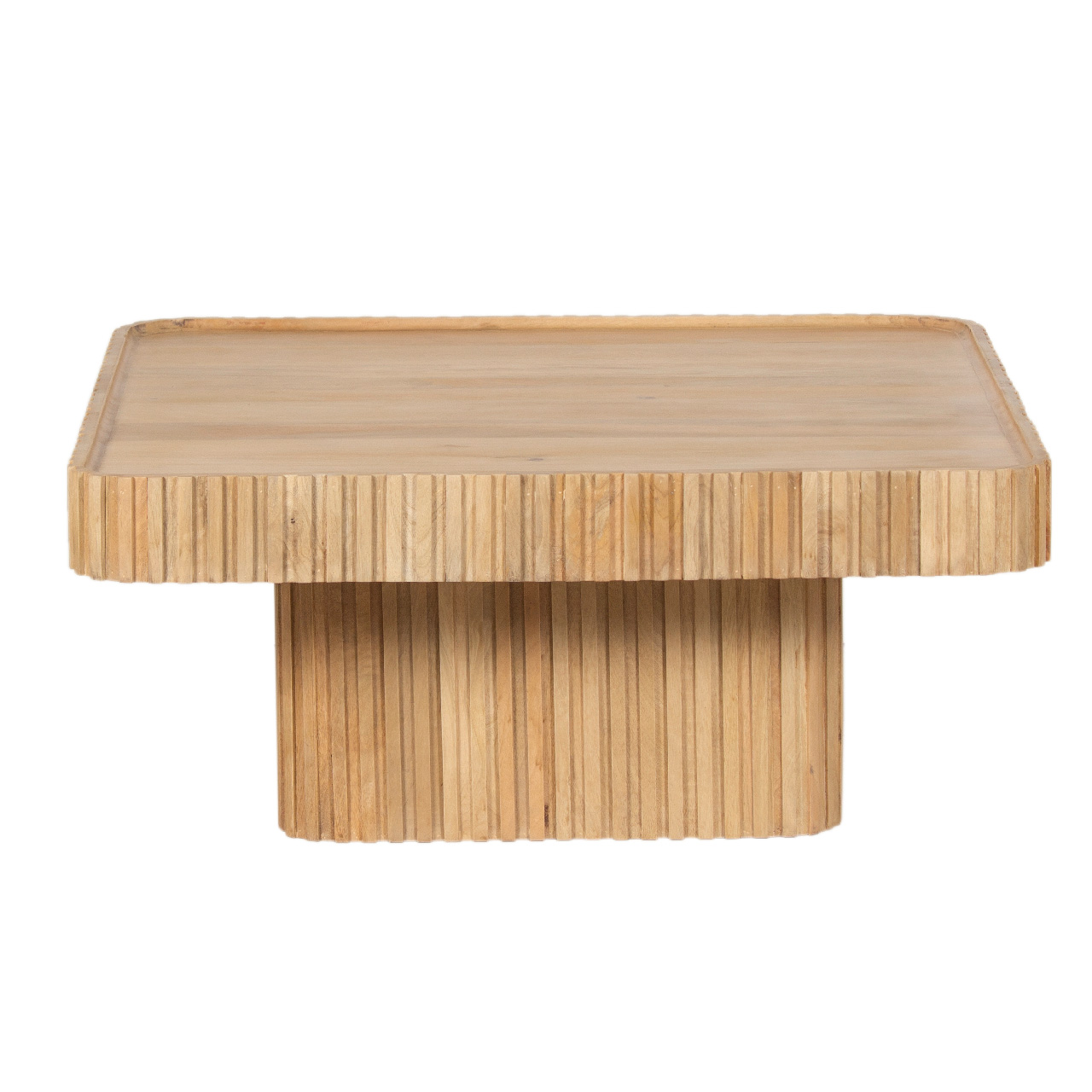 Ajman Mango Wood Square Coffee Table Natural