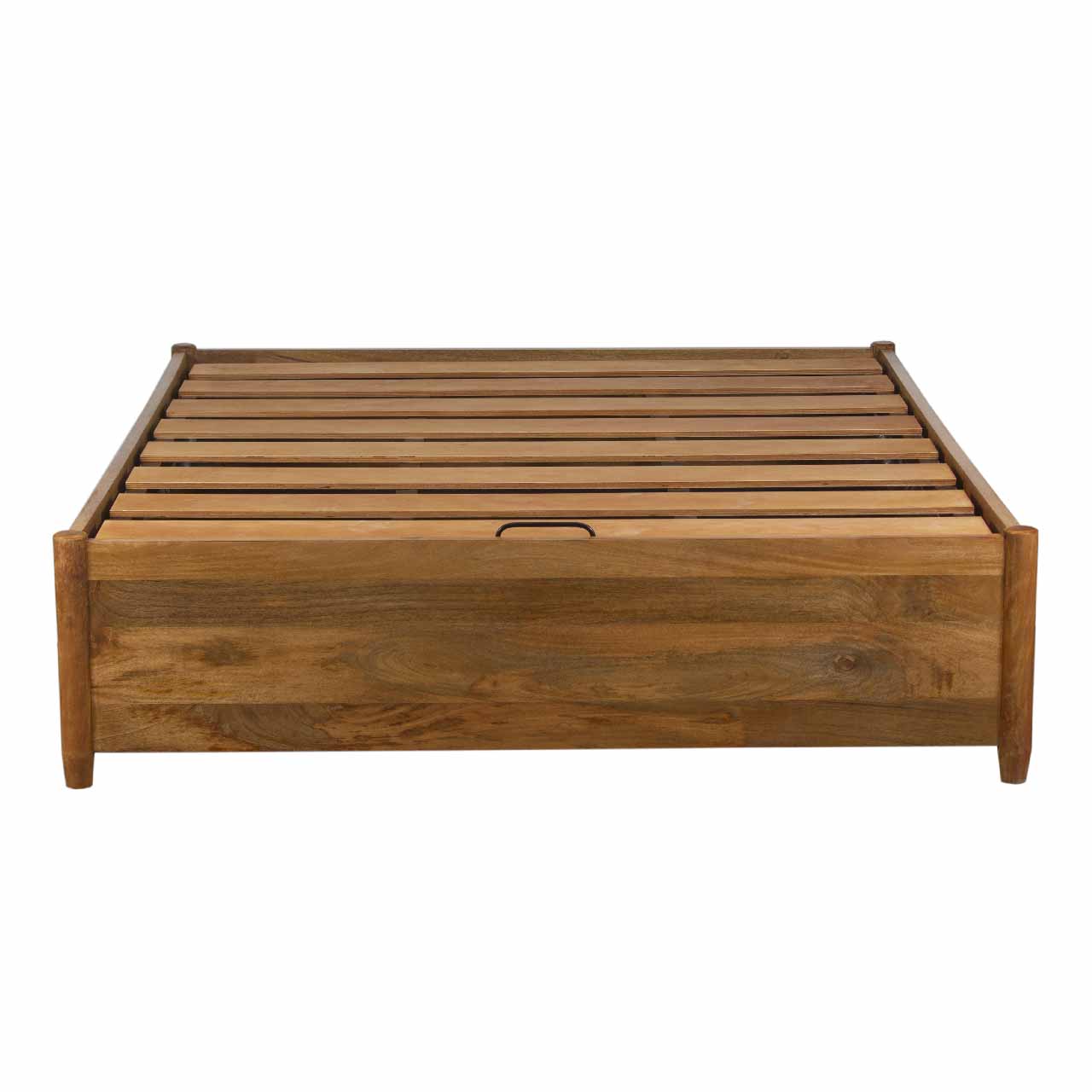 Avalon Mango Wood Platform Queen Bed Hydraulic Lift Top UP Storage Mattress 60×80