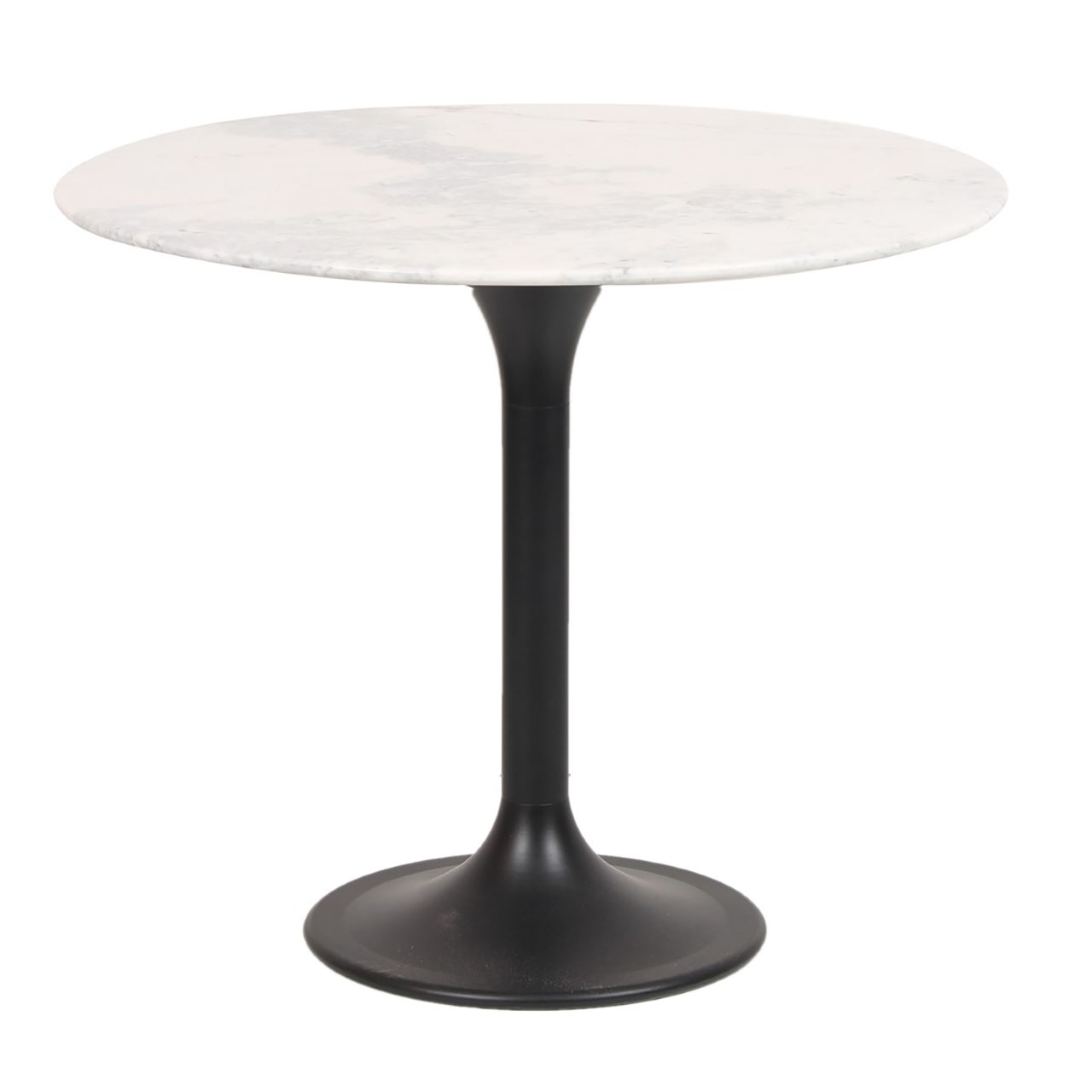Bistro Marble Top Small Round Dining Table