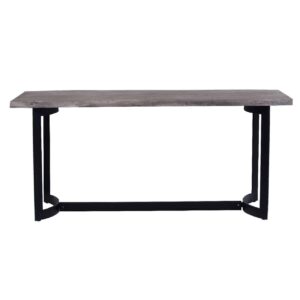 Bent Acacia Wood Counter Table Large Grey