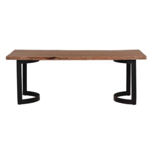 Bent Acacia Wood Dining Table