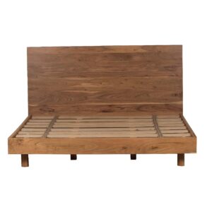 Byron Acacia Wood King Bed Mattress 76×80