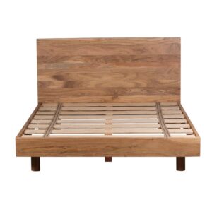 Byron Acacia Wood Queen Bed Mattress 60×80