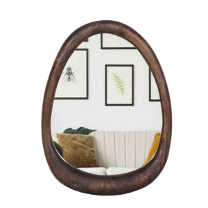 Cogno Mango Wood Small Mirror Walnut