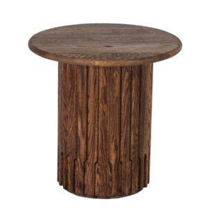 Dalta Round Oak Side Table