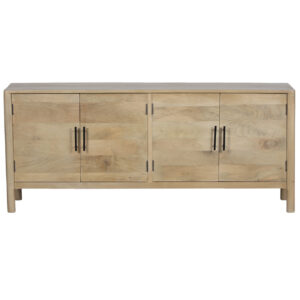 Dowen Mango Wood 4 Door Cabinet