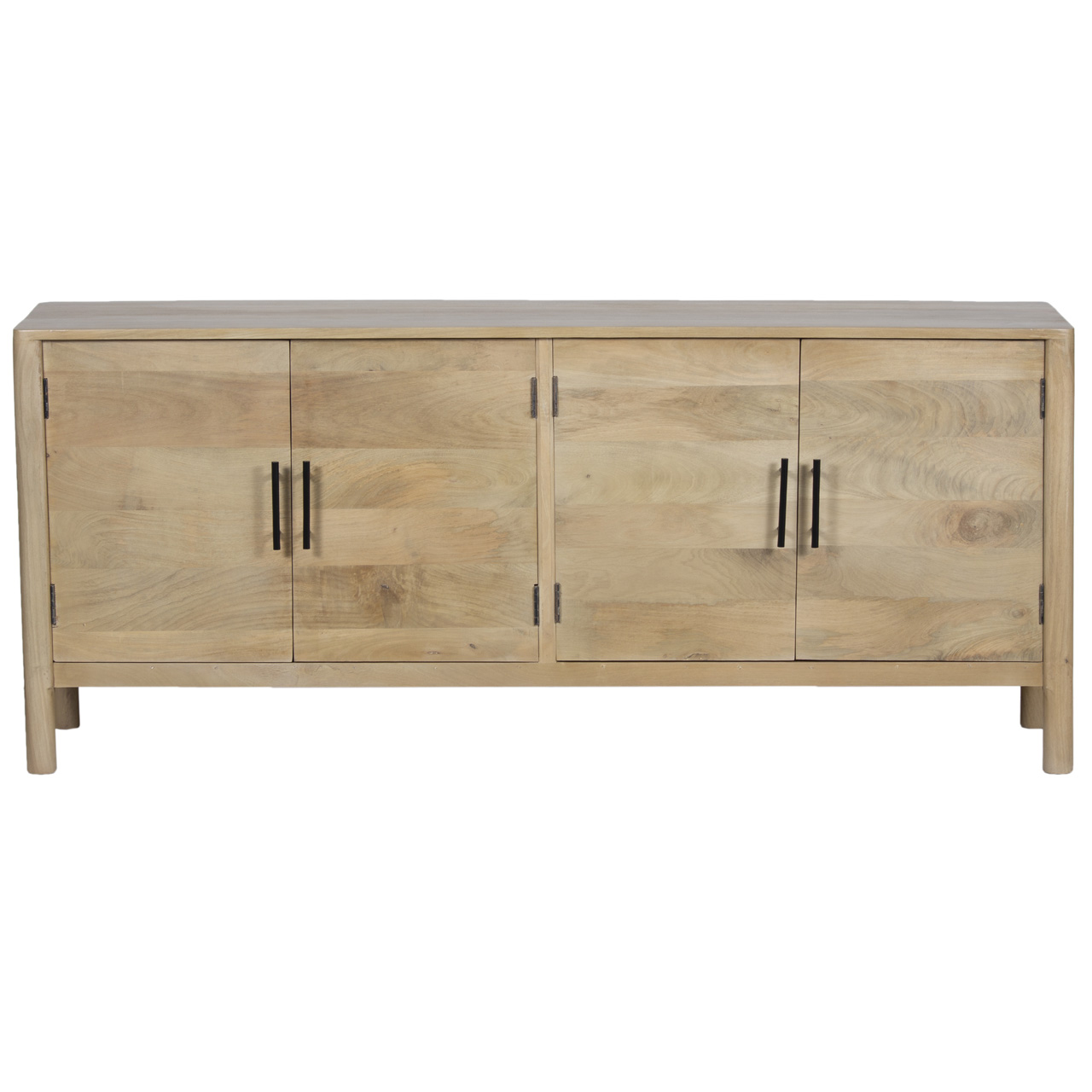 Dowen Mango Wood 4 Door Cabinet