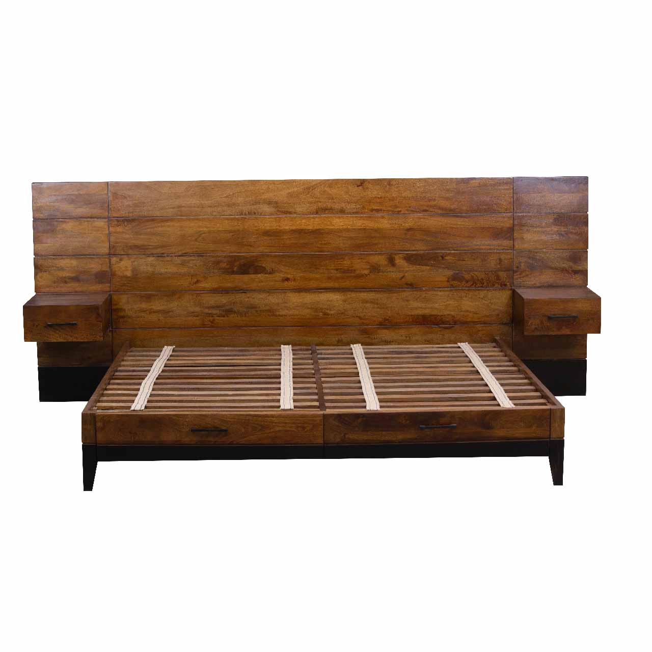 Evoke Mango Wood King Bed Mattress 76×80