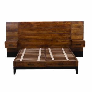 Evoke Mango Wood Queen Bed Mattress 60×80