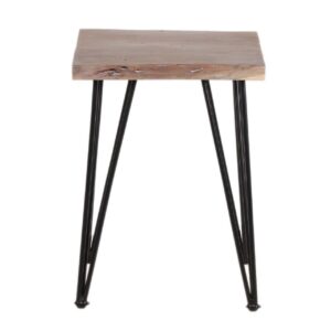 Forge Acacia Wood End Table