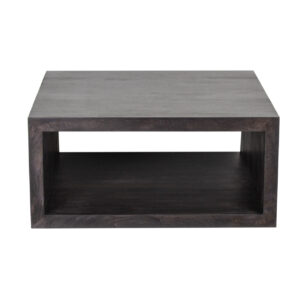 Folsom Mango Wood Square Coffee Table – Charcoal