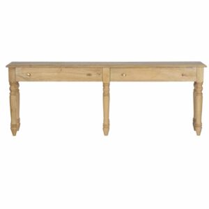 Hallway Mango Wood Long Console Table