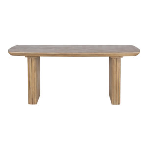 Jiska Mango Parquet Top Rectangular Dining Table