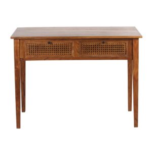Marisol Acacia Wood Desk Cognac Finish