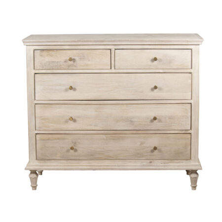 Maison Mango Wood 5 Drawer Chest Salvage