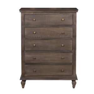 Maison Mango Wood 5 Drawer High Boy Salvage