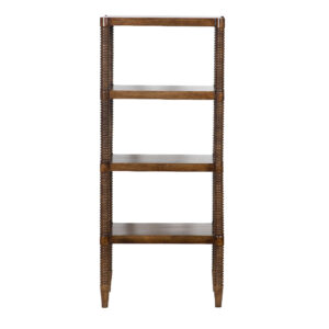 Mala Mango Wood Tower 4 Shelves – Chestnut