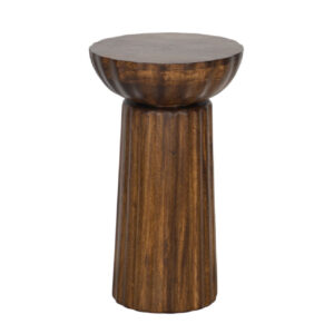 Mango Wood Round Side Table