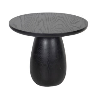 Megan Oak Wood Round Side Table