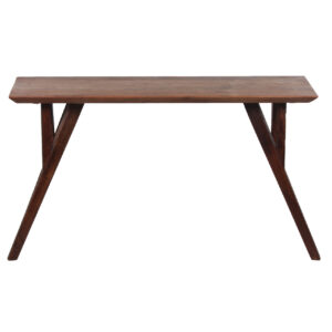 Mid Century Acacia Wood Console Table – Washed Walnut