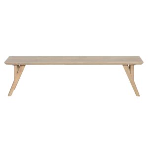 Mid Century Mango Wood Dining Bench