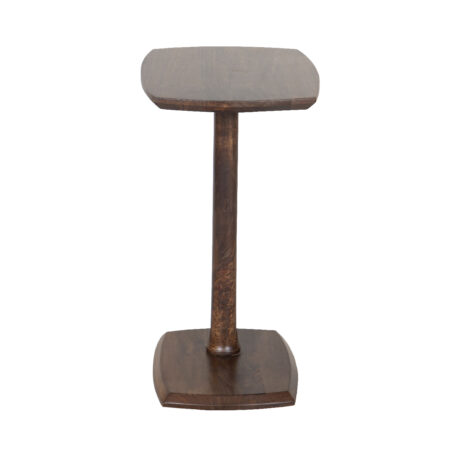 Morgan Mango Wood Side Table – Walnut