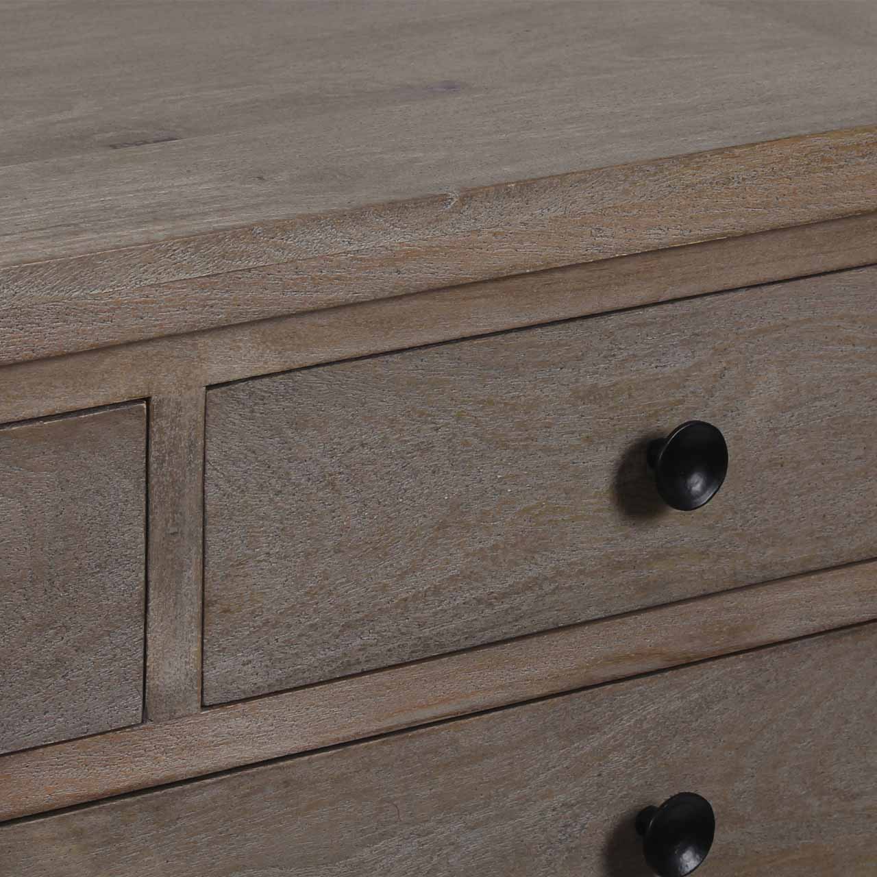 Farmhouse Mango Wood 6 Drawer Dresser