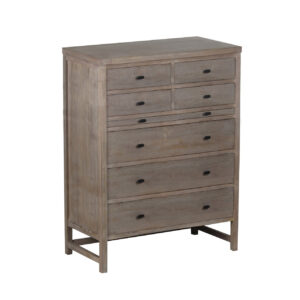Farmhouse Mango Wood 7 Drawer High Boy Dresser