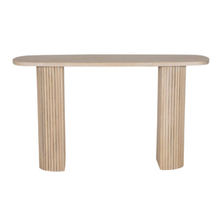 Reed Mango Wood Console Table