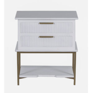 Riggs Mango Wood Iron Nightstand