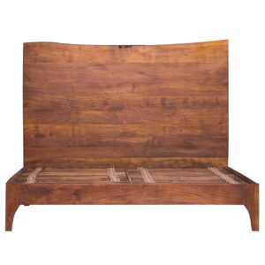 Sofia Acacia Wood Live Edge Queen Bed