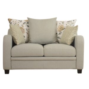 Sage Haven Fabric Loveseat – Light Green