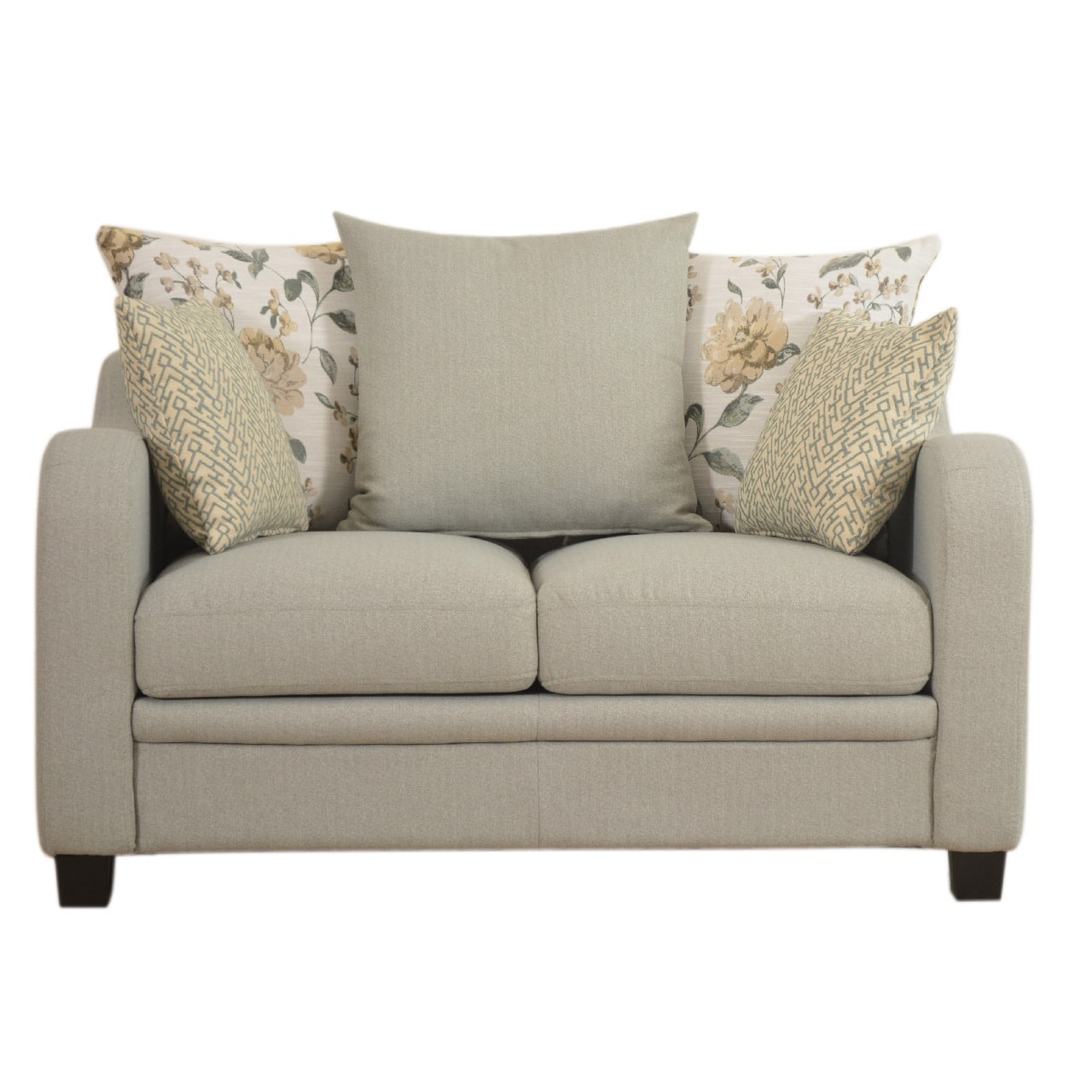 Sage Haven Fabric Loveseat – Light Green