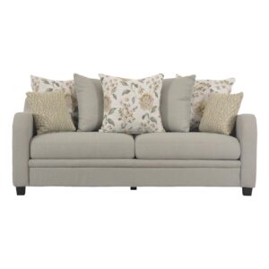 Sage Haven Fabric Sofa – Light Green