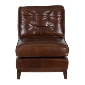 Salvador Brompton Cocoa Buff Leather Sofa