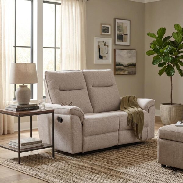 Sunnyvale Fabric Recliner Loveseat - Image 10
