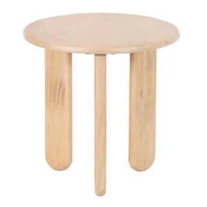 Virton Mango Wood Round Side Table
