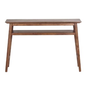 Williams Acacia Wood Console Table with Shelf