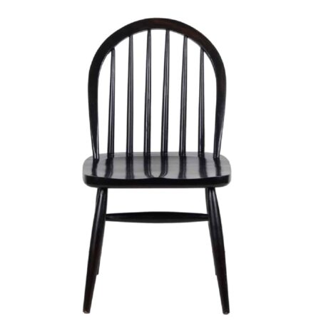 Windsor Acacia Wood Dining Chair – Black