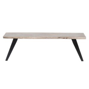 Yuki Acacia Wood Live Edge Bench