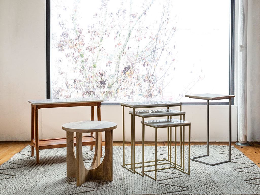 Denton Metal With Fabric Armchair – Grey